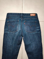 Women Levi's Demi Curve Blue Slim W26 L32 (EU 36/S) Jeans