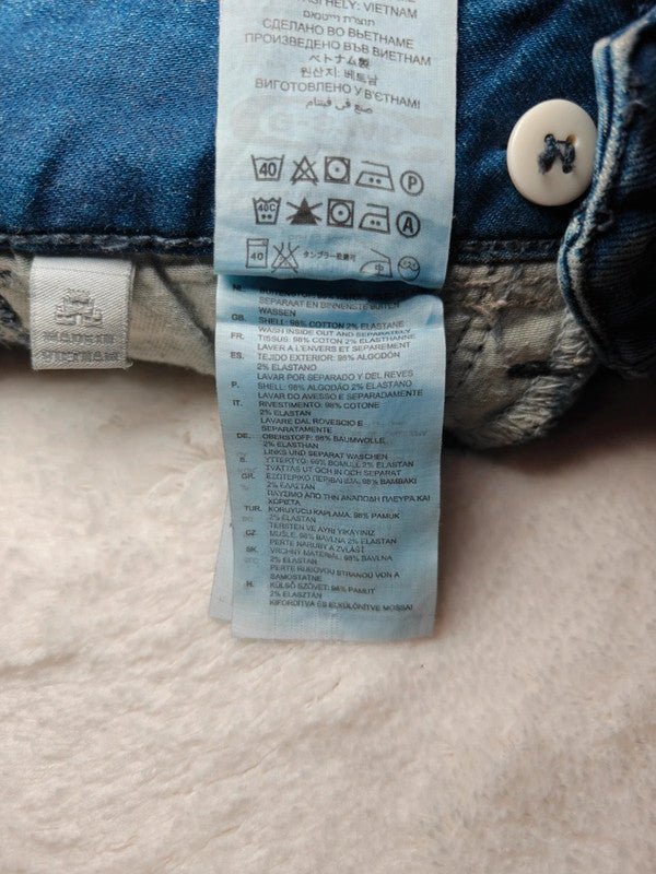 Women G - Star RAW Heller Blue Super Skinny W25 L30 (EU 34/XS) Jeans