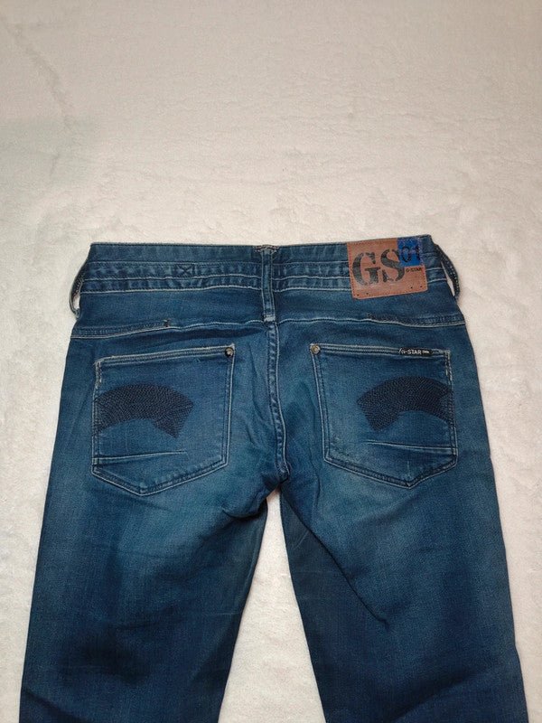 Women G - Star RAW Heller Blue Super Skinny W25 L30 (EU 34/XS) Jeans