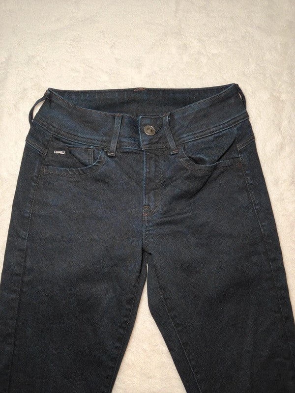 Women G - Star RAW Lynn D Dark Blue Super Skinny W27 L34 (EU 36/S) Jeans
