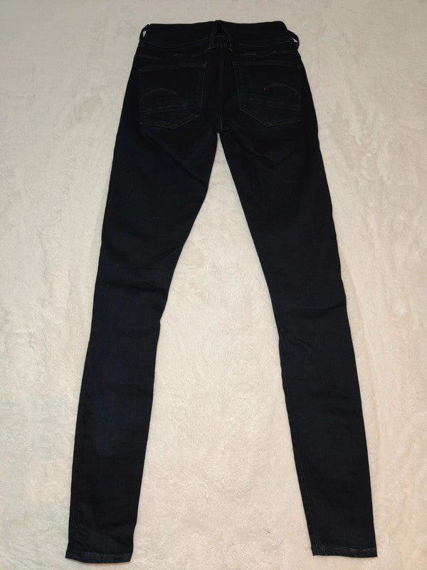 Women G - Star RAW Lynn D Dark Blue Super Skinny W27 L34 (EU 36/S) Jeans