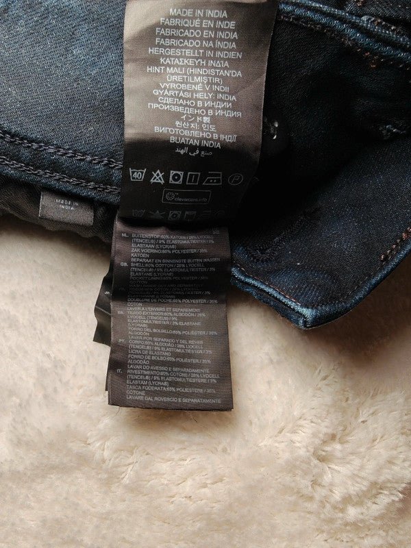 Women G - Star RAW Lynn D Dark Blue Super Skinny W27 L34 (EU 36/S) Jeans