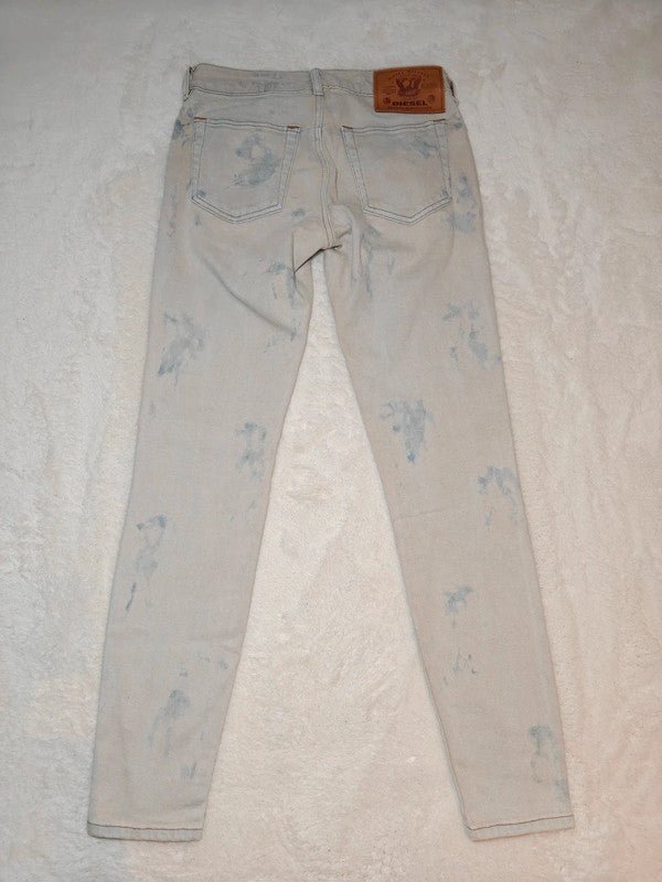 Women Diesel D - Jevel Light Grey Slim Skinny W25 L32 (EU 34/XS) Jeans