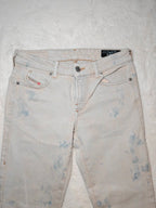 Women Diesel D - Jevel Light Grey Slim Skinny W25 L32 (EU 34/XS) Jeans