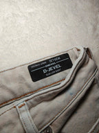 Women Diesel D - Jevel Light Grey Slim Skinny W25 L32 (EU 34/XS) Jeans