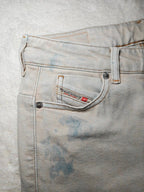 Women Diesel D - Jevel Light Grey Slim Skinny W25 L32 (EU 34/XS) Jeans