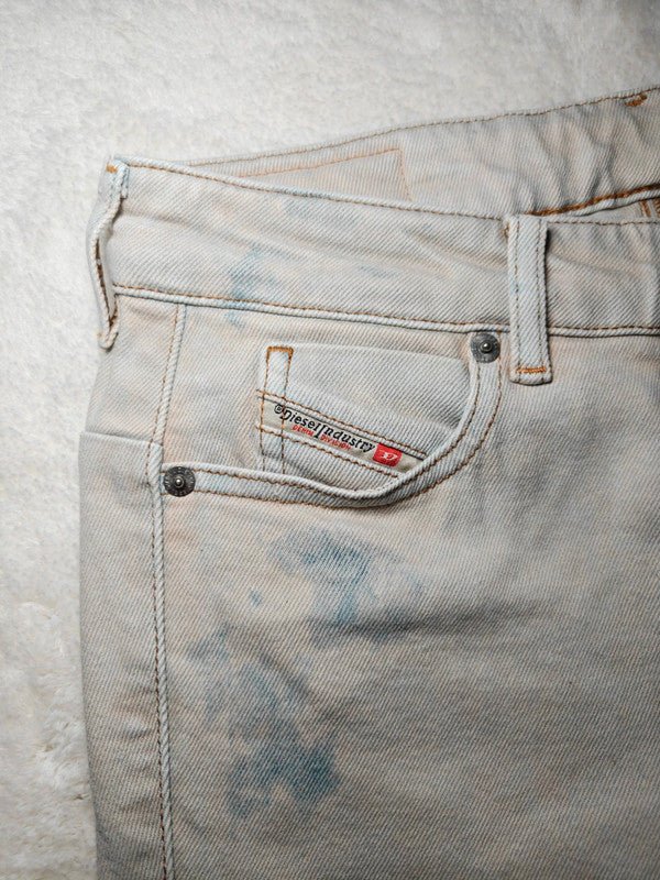 Women Diesel D - Jevel Light Grey Slim Skinny W25 L32 (EU 34/XS) Jeans