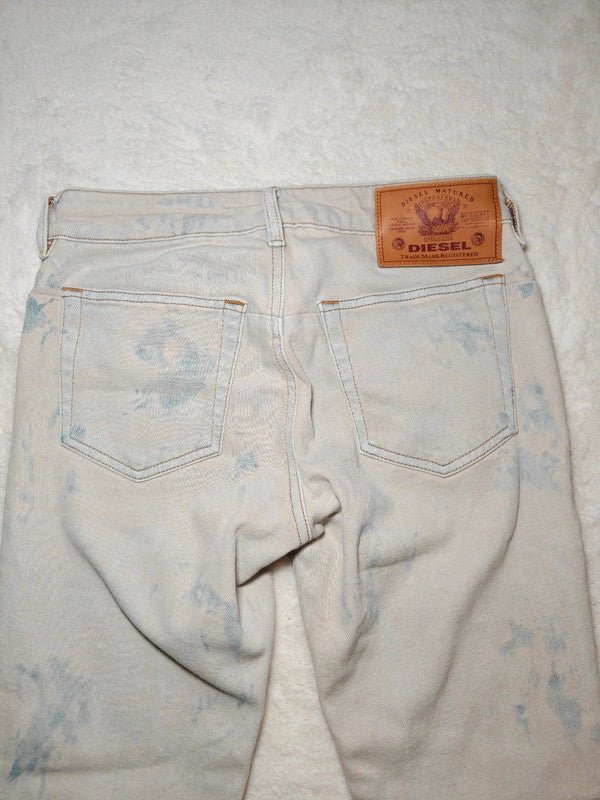 Women Diesel D - Jevel Light Grey Slim Skinny W25 L32 (EU 34/XS) Jeans