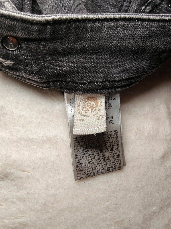 Women Diesel Matic Dark Grey Slim W27 L32 (EU 36/S) Jeans
