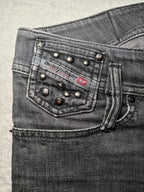 Women Diesel Matic Dark Grey Slim W27 L32 (EU 36/S) Jeans