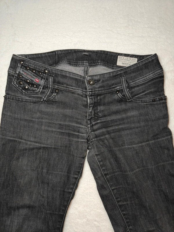 Women Diesel Matic Dark Grey Slim W27 L32 (EU 36/S) Jeans
