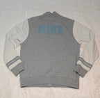 Men Nike Varsity Grey White Jacket S