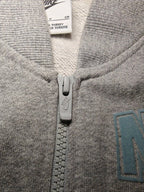 Men Nike Varsity Grey White Jacket S