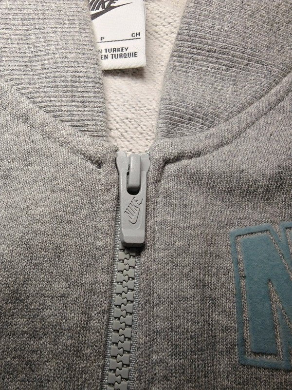 Men Nike Varsity Grey White Jacket S