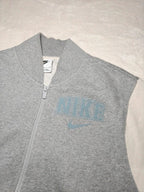 Men Nike Varsity Grey White Jacket S