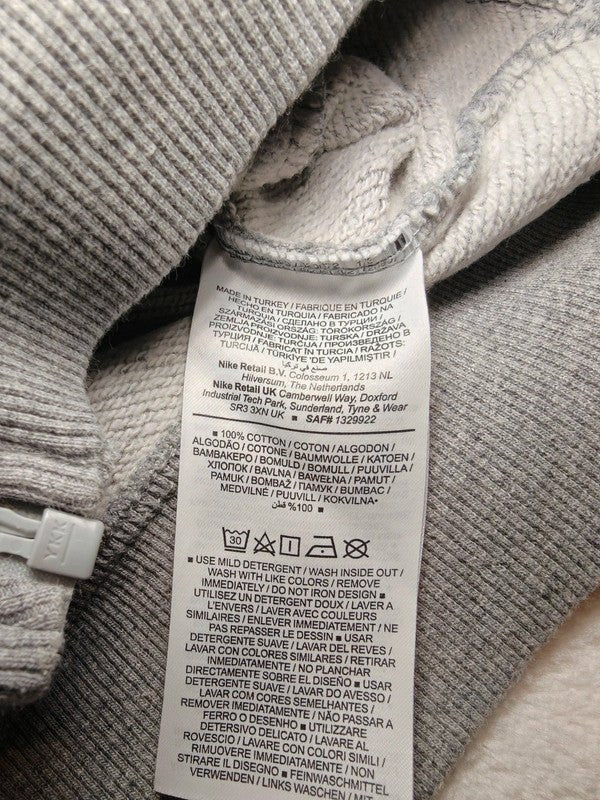 Men Nike Varsity Grey White Jacket S
