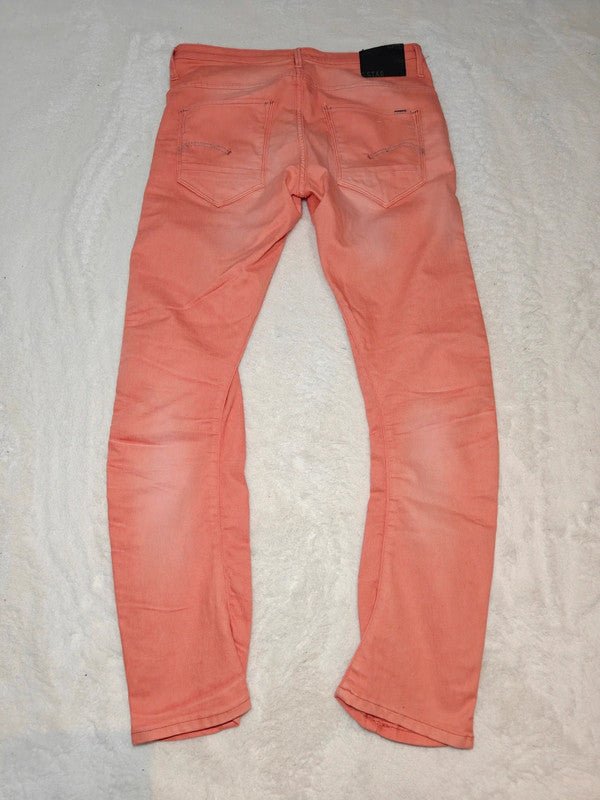 Women G - Star RAW ARC 3D Pink Tapered W26 L39 (EU 36/S) Jeans