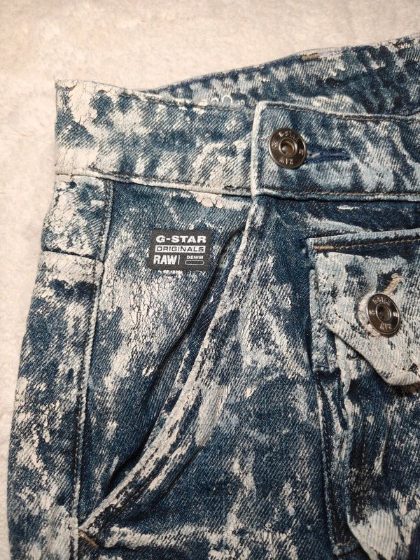 Women G - Star RAW 5620 3D Pouch Blue Boyfriend W26 L30 (EU 36/S) Jeans