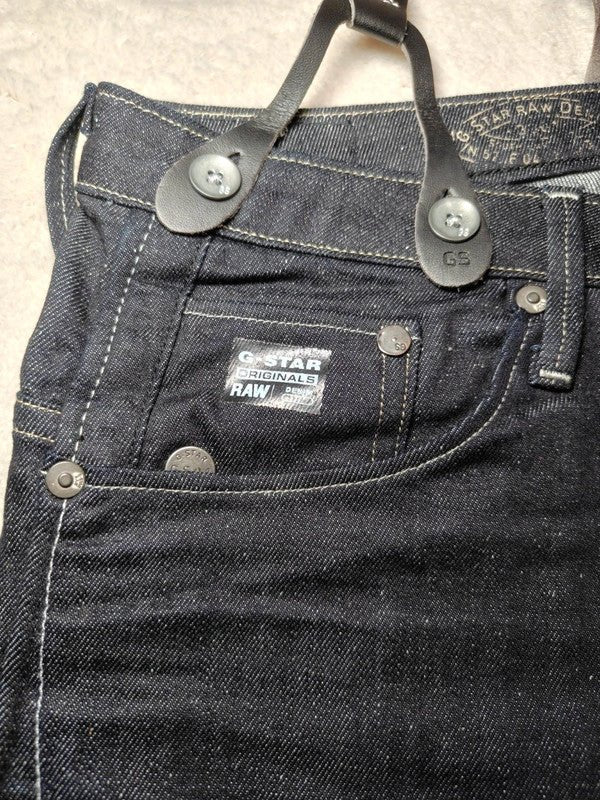 Women G - Star RAW ARC 3D Tapered Braces Dark Blue Tapered W25 L32 (EU 34/XS) Jeans