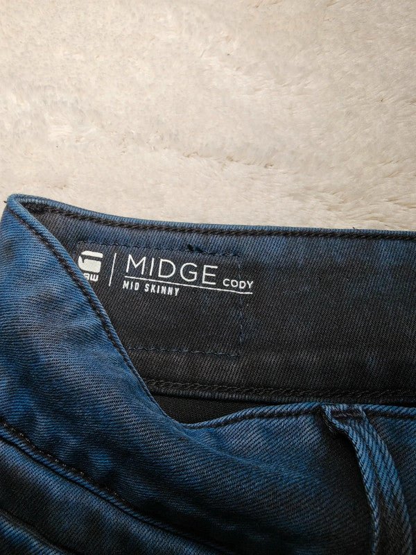 Women G - Star RAW Midge Cody Blue Skinny W26 L30 (EU 36/S) Jeans