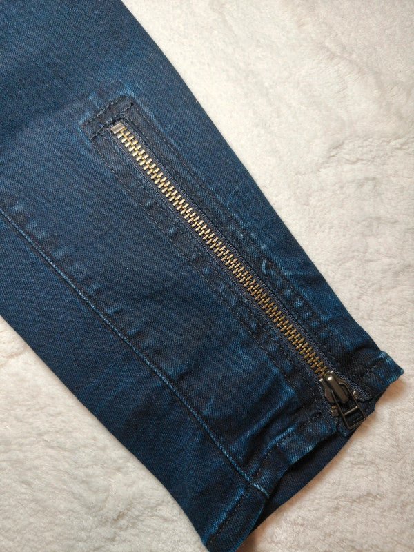 Women G - Star RAW Lynn Zip Grip Blue Skinny W26 L30 (EU 36/S) Jeans
