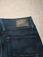 Women G - Star RAW Lynn Zip Grip Blue Skinny W26 L30 (EU 36/S) Jeans