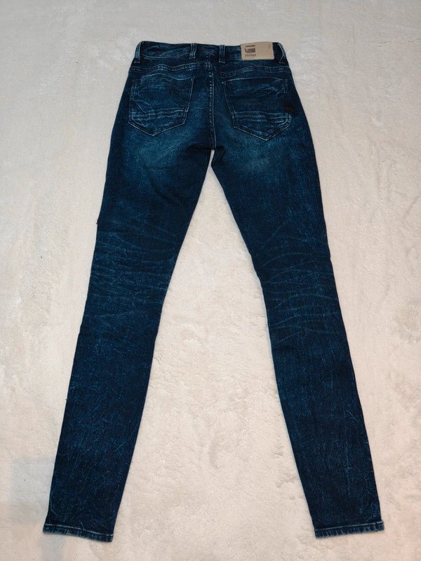 Women G - Star RAW Powel Blue Skinny W26 L30 (EU 36/S) Jeans