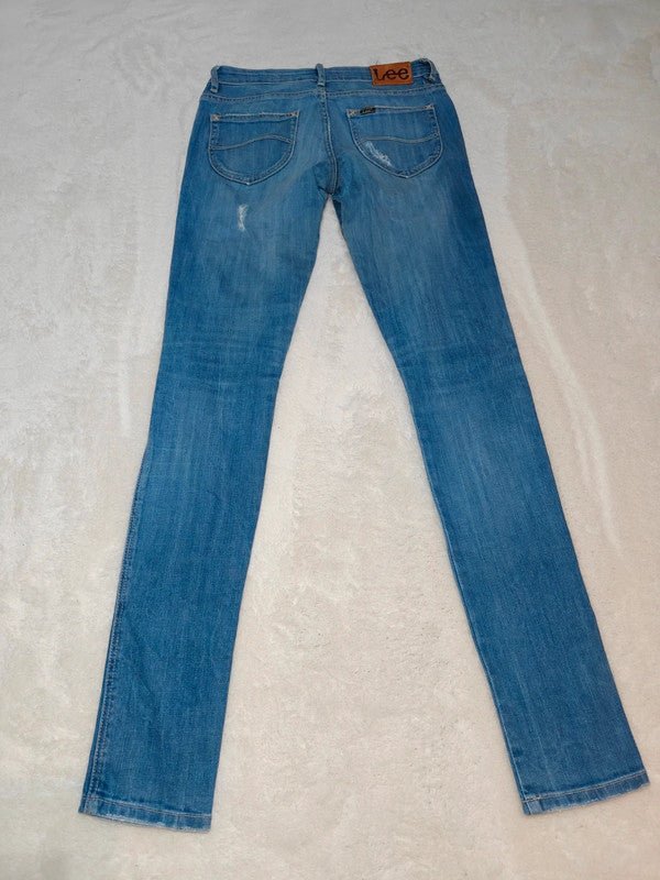 Women Lee Blue Skinny W26 (EU 36/S) Jeans
