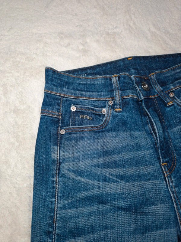 Women G - Star RAW 3301 Dark Blue Super Skinny W25 L32 (EU 34/XS) Jeans