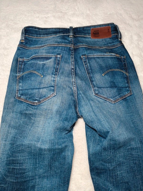 Women G - Star RAW 3301 Dark Blue Super Skinny W25 L32 (EU 34/XS) Jeans