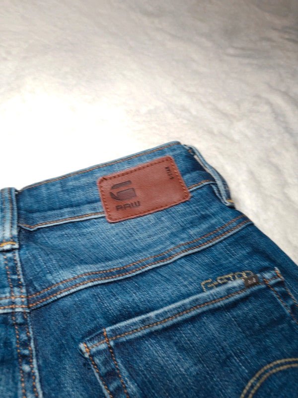 Women G - Star RAW 3301 Dark Blue Super Skinny W25 L32 (EU 34/XS) Jeans