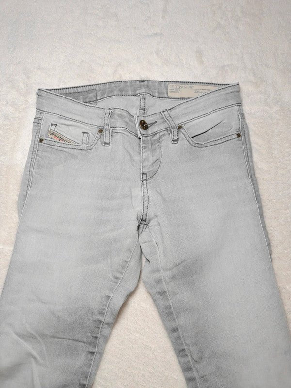 Women Diesel Skinzee Light Grey Skinny W24 L32 (EU 34/XS) Jeans