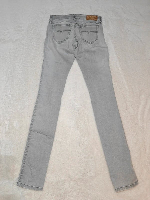Women Diesel Skinzee Light Grey Skinny W24 L32 (EU 34/XS) Jeans