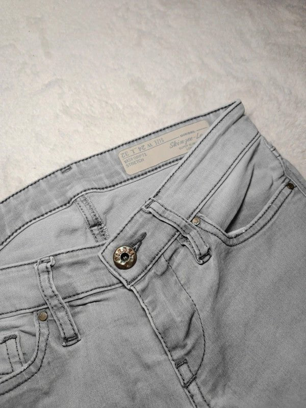 Women Diesel Skinzee Light Grey Skinny W24 L32 (EU 34/XS) Jeans
