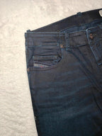 Women Diesel Grupee Dark Blue Slim W25 L30 (EU 34/XS) Jeans