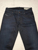 Women Diesel Grupee Dark Blue Slim W25 L30 (EU 34/XS) Jeans