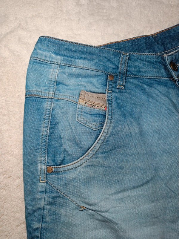 Women Diesel Fayza - Ne Light Blue Relaxed W27 (EU 36/S) Jeans