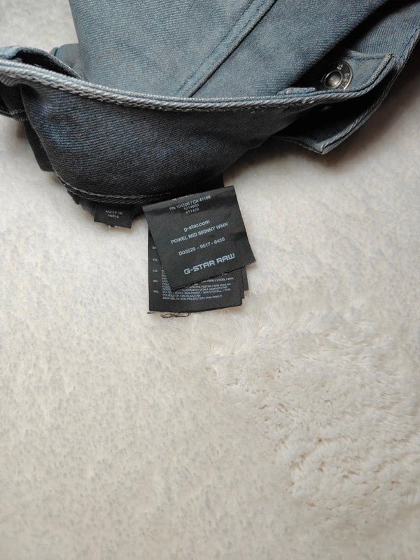 Women G - Star RAW Powel Dark Grey Skinny W24 L30 (EU 34/XS) Jeans