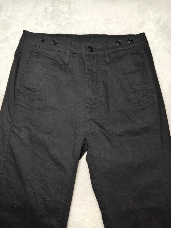 Women G - Star RAW Bronson BracesMod Black Boyfriend W24 L34 (EU 34/XS) Trousers