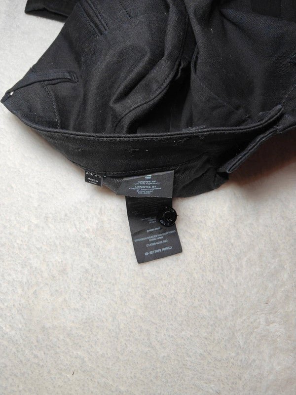 Women G - Star RAW Bronson BracesMod Black Boyfriend W24 L34 (EU 34/XS) Trousers