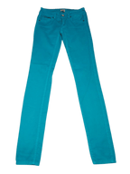 Women Tommy Hilfiger Sophie Aqua Blue Skinny W27 L32 (EU 36/S) Jeans