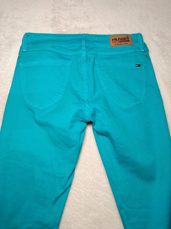 Women Tommy Hilfiger Sophie Aqua Blue Skinny W27 L32 (EU 36/S) Jeans