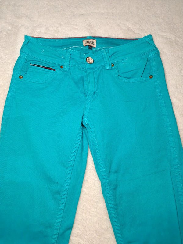 Women Tommy Hilfiger Sophie Aqua Blue Skinny W27 L32 (EU 36/S) Jeans