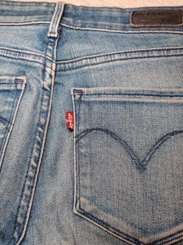 Women Levi's Demi Curve Blue Slim W24 L32 (EU 34/XS) Jeans