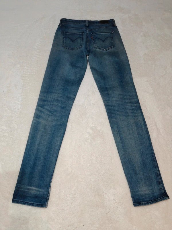 Women Levi's Demi Curve Blue Slim W24 L32 (EU 34/XS) Jeans