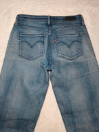 Women Levi's Demi Curve Blue Slim W24 L32 (EU 34/XS) Jeans