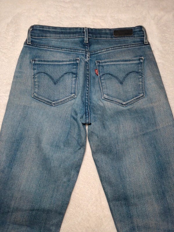 Women Levi's Demi Curve Blue Slim W24 L32 (EU 34/XS) Jeans