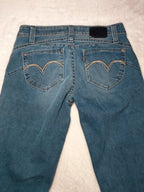 Women Levi's Demi Curve Blue Skinny W27 L32 (EU 36/S) Jeans