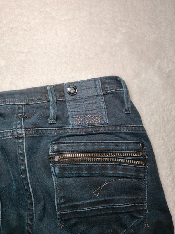 Women G - Star RAW Ocean Dark Blue Skinny W28 L32 (EU 38/M) Jeans
