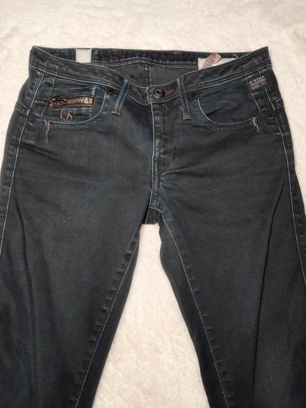 Women G - Star RAW Ocean Dark Blue Skinny W28 L32 (EU 38/M) Jeans